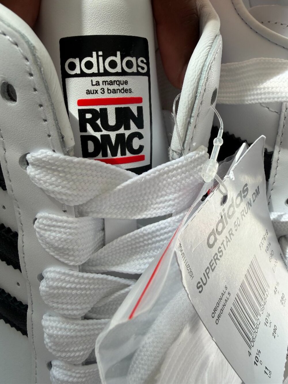 Mens Authentic Run DMC x adidas Superstar ‘50th Anniversary' NWB Size 11